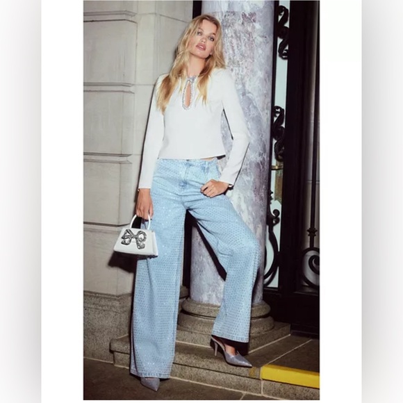 Self - portrait Crepe Diamanté Top size US 4 or US 6 available - Picture 7 of 7